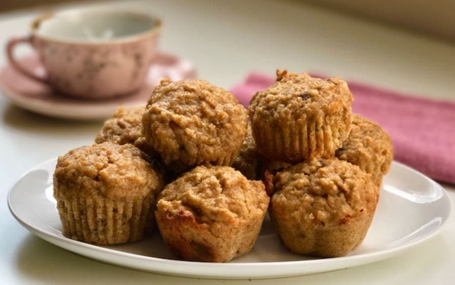 Muffins de Plátano y Avena